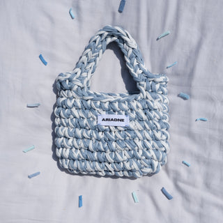 Blue + White Mini Bag