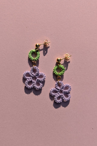 Daisy Dot Drop Earrings