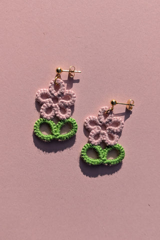 Daisy Leaf Earrings