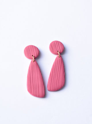 Dark Rose Scalene Dangles