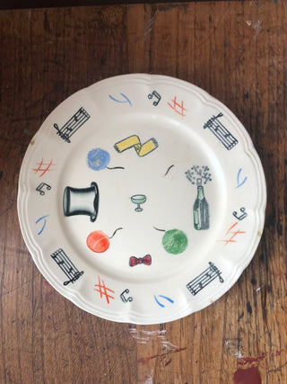 Decorative celebration plate