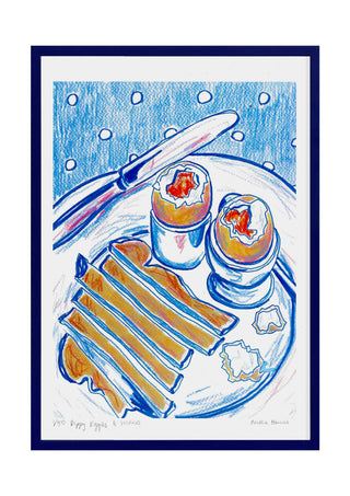 Dippy Eggies and Soldiers Print