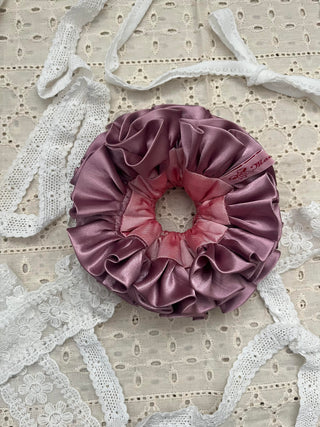 Dusky Rose Silky Scrunchie