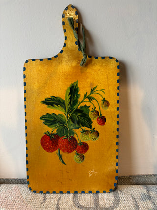 Handpainted vintage chopping board