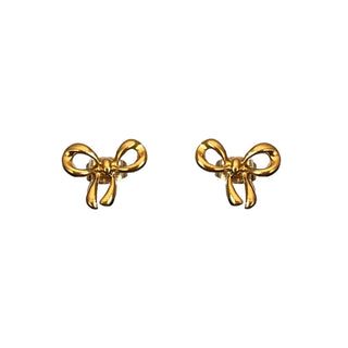 1990s Vintage Tiny Bow Earrings