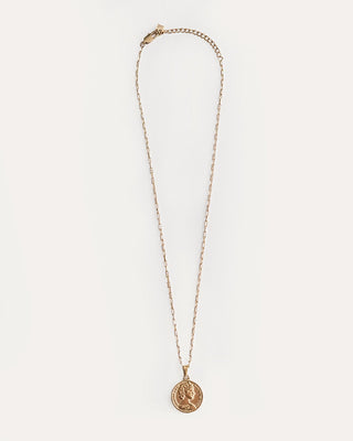 Elizabeth Coin Necklace Gold