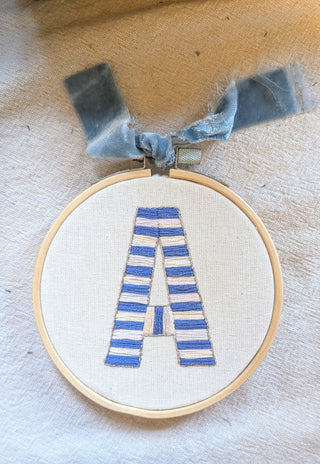 Embroidered Letter
