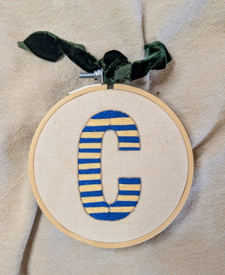 Embroidered Letter