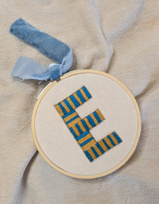 Embroidered Letter
