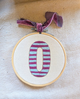 Embroidered Letter