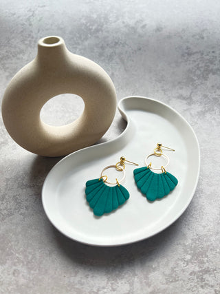 Fitzgerald Earrings - Emerald Green