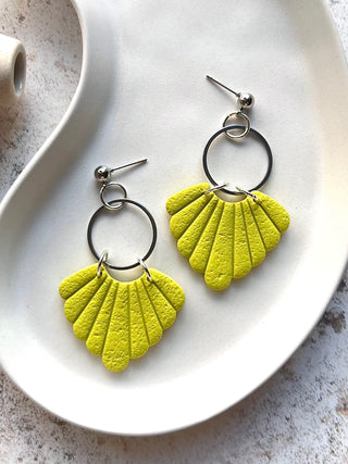 Fitzgerald Earrings - Chartreuse