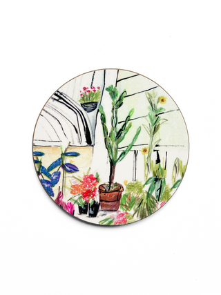 Floral Greenhouse Coaster