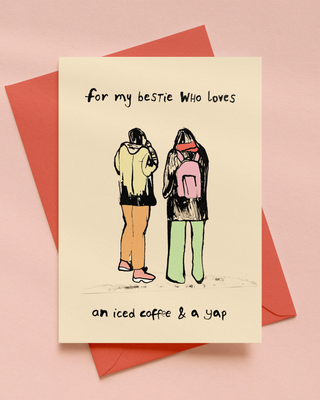 For My Bestie Greetings Card