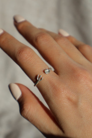 Fork & Spoon Open Ring - 925 Silver