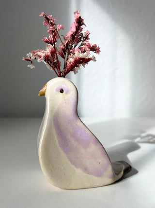 Medium Bird Vase Galah Cockatoo