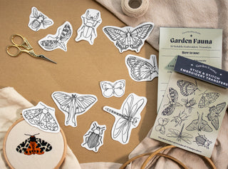 Garden Fauna Stick and Stitch kit