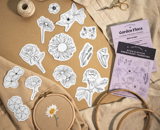 Garden Flora Stick and Stitch Set