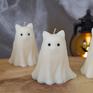 Ghost Cat Candle