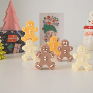 Gingerbread Man Candle