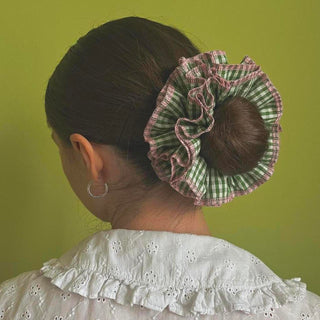 Gooseberry Ruffle Scrunchie