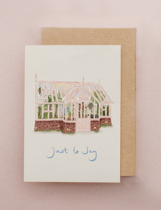 Greenhouse Greetings Card