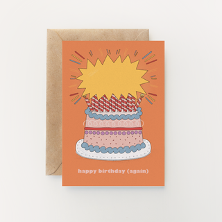 Birthday Again Greetings Card