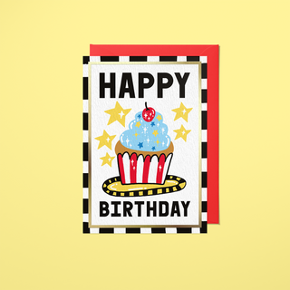 Happy Birthday, Cupcake Greeting Card