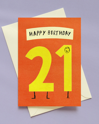 Happy 21st Birthday Greetings Card