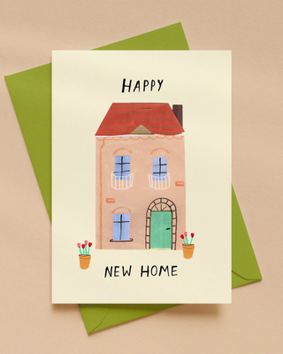 Happy New Home Greetings Card