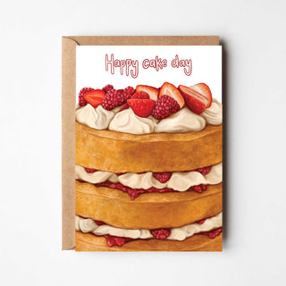 Happy cake day greeting card