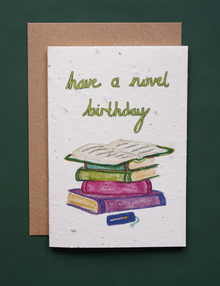 Have A Novel Birthday Card