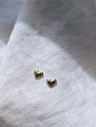 Heart of Gold Studs