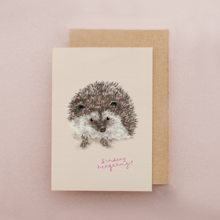 Hedgehugs Greetings Card