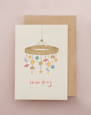 Hello Baby Greetings Card