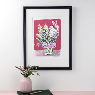 HIgh Summer Bouquet A4 Print
