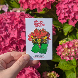 Honeysuckle Flower Enamel Pin