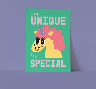 I Am Unique & Special Art Print