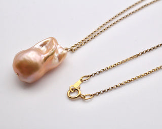 Peachy Flameball Necklace