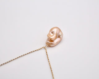 Peachy Flameball Necklace
