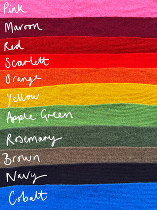 Plain Knitted neckerchief