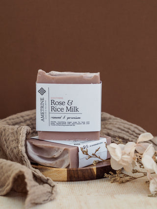 Soothing Rose & Rice Milk Soap