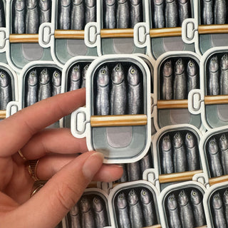 sardine vinyl sticker