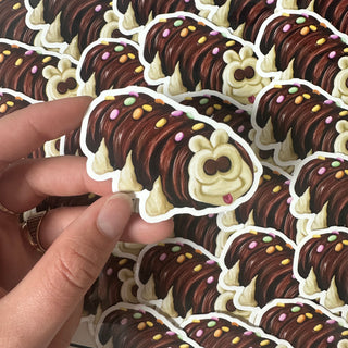Colin caterpillar vinyl sticker
