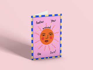Another Year Around the Sun Birthday Card