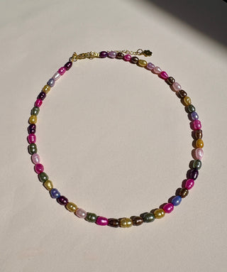 Pastel Pearl Necklace