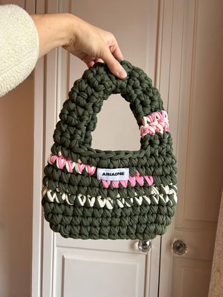 Army green chunky Bag