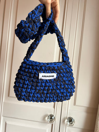 Blue + Black Mini Crossbody Bag