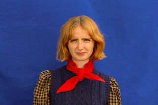 Plain Knitted neckerchief