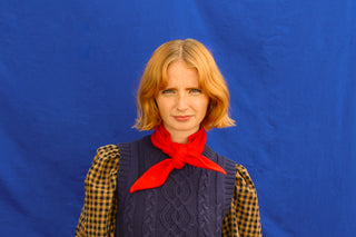 Plain Knitted neckerchief